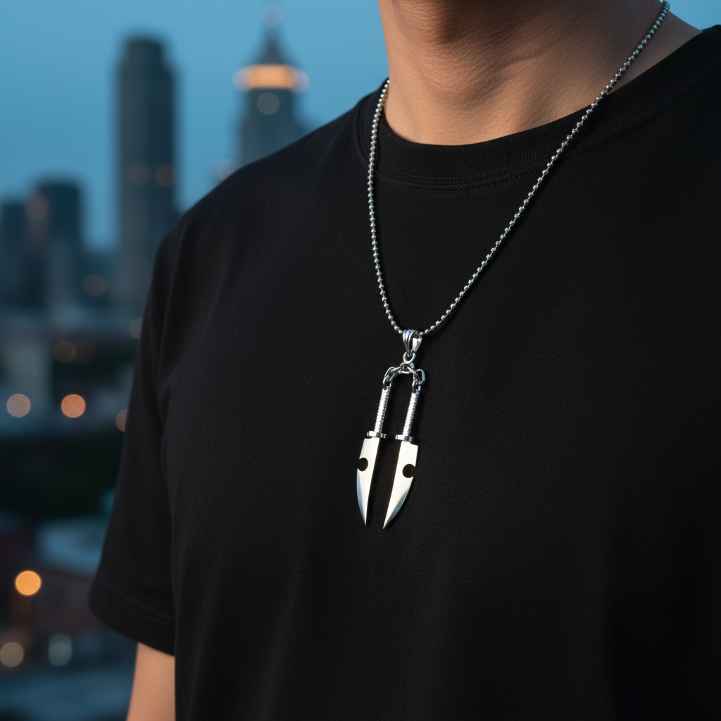 Dual-Sound Blades Pendant