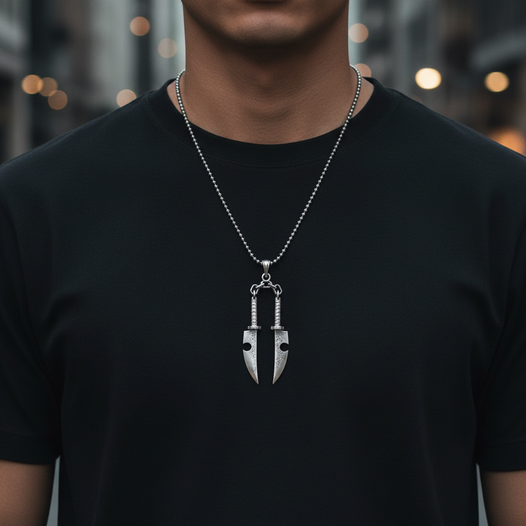 Dual-Sound Blades Pendant