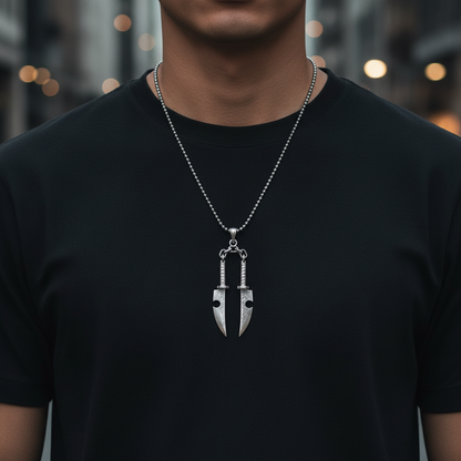 Dual-Sound Blades Pendant