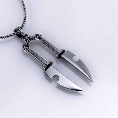 Tengen's Dual Nichirin Blades Pendant