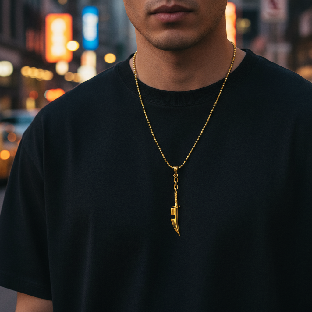 Dual-Sound Blades Pendant