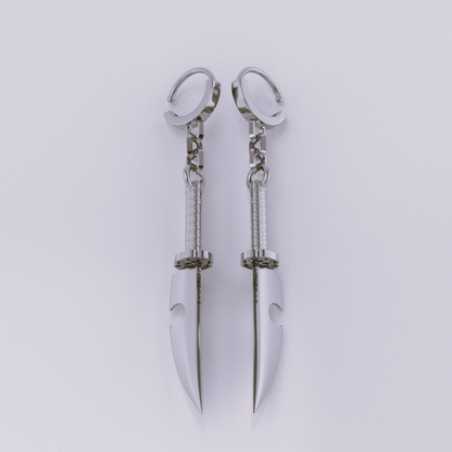 Tengen's Dual Blade Earrings