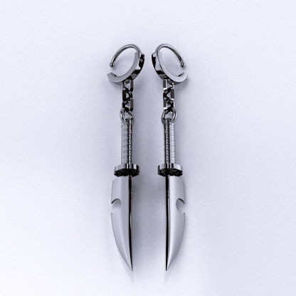 Tengen's Dual Blade Earrings