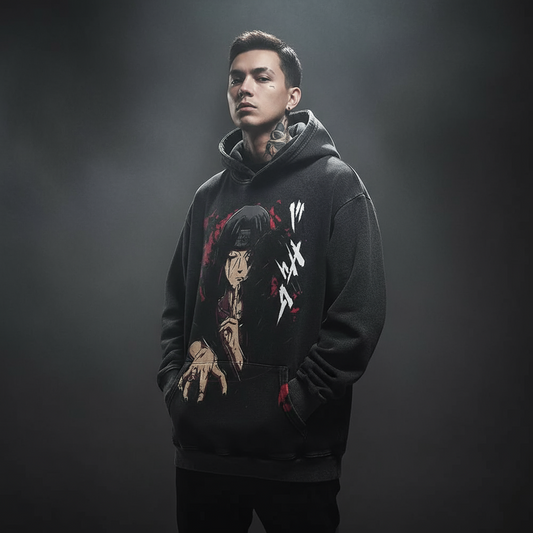 UI Vintage Anime-Inspired Hoodie