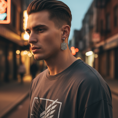 Wings of Valor Earrings – 14K Gold Edition