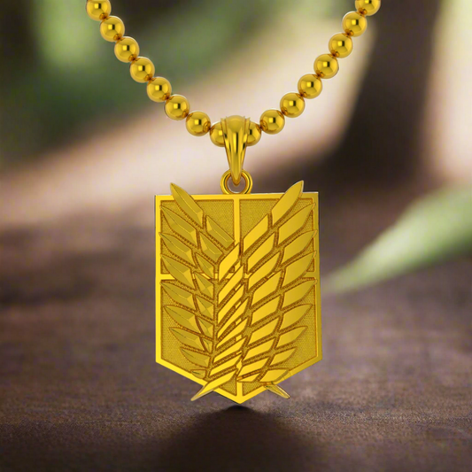 Wings of Freedom Pendant in 14K Gold