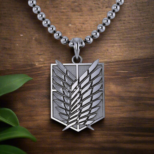 Wings of Freedom Pendant in Stainless Steel