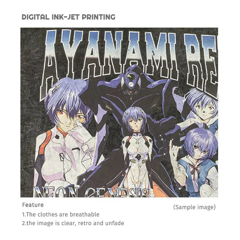 Evangelion Übergroßes T-Shirt-Set