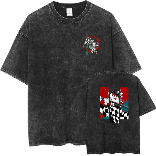 Tanjiro's Vintage Oversize T-Shirt